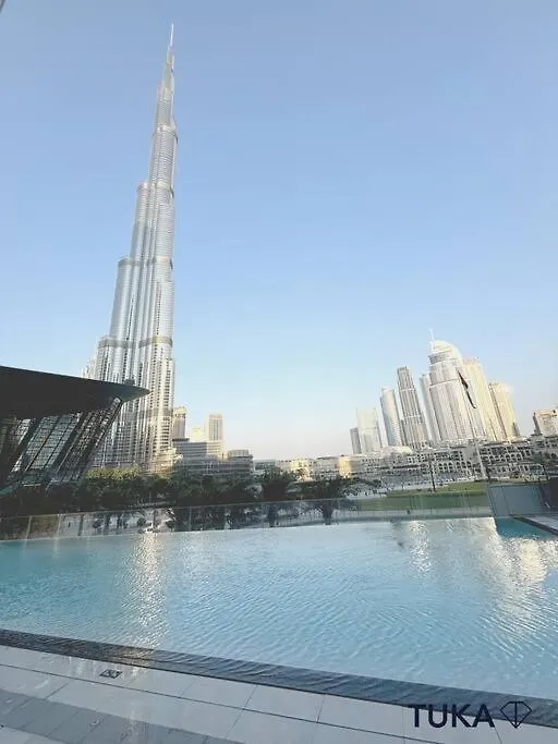 Apartmán Infinity Pool - Luxury 2-Bhk - Dubai Fountain View