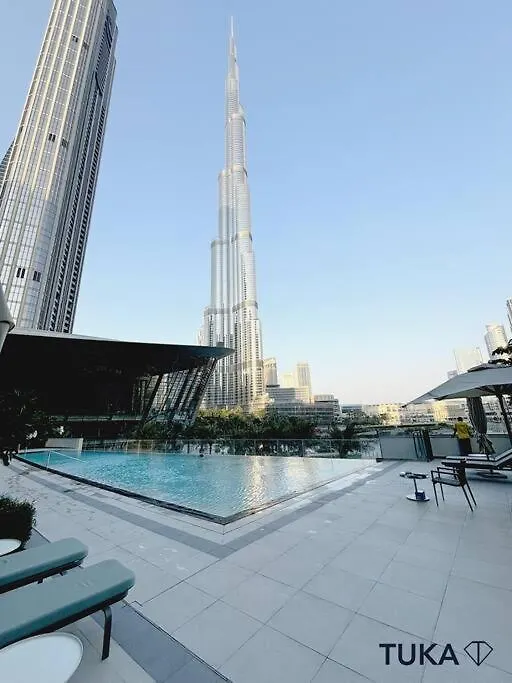Apartmán Infinity Pool - Luxury 2-Bhk - Dubai Fountain View